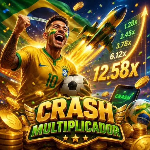 Histórico de multiplicadores no gráfico de um crash game